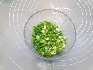 葱香腊肉蘑菇蒸饺的做法步骤：2
