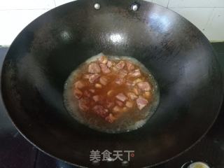 青红椒炒腊鸭腿的做法步骤：5