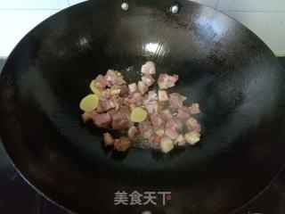 青红椒炒腊鸭腿的做法步骤：3