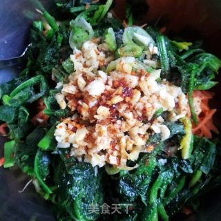 菠菜拌豆芽的做法步骤：8
