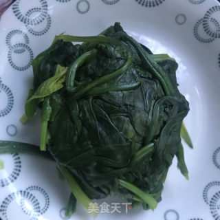 菠菜拌豆芽的做法步骤：7
