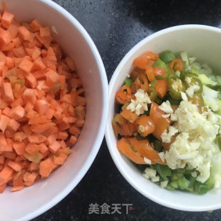 腊肉炒饭的做法步骤：5