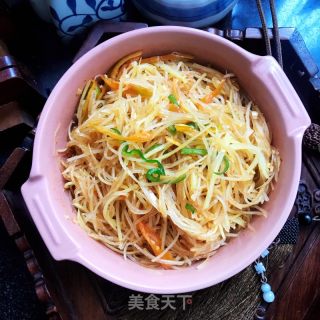 油泼土豆丝的做法步骤：10