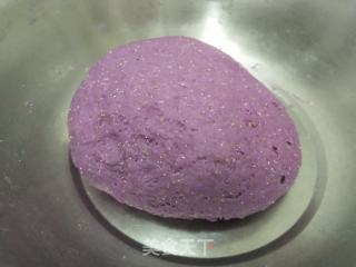 紫薯芋泥包的做法步骤：3