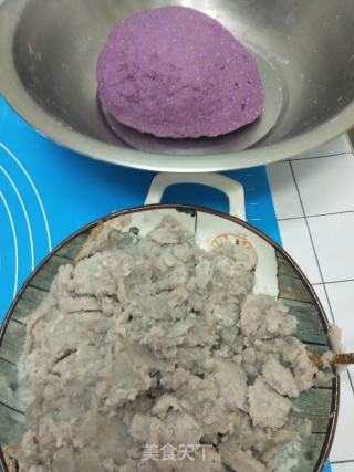 紫薯芋泥包的做法步骤：1