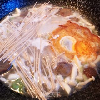 牛肉丸鸡蛋面的做法步骤：9