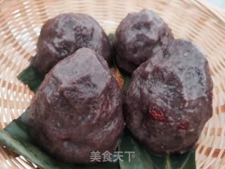 紫米面粘糕的做法步骤：12