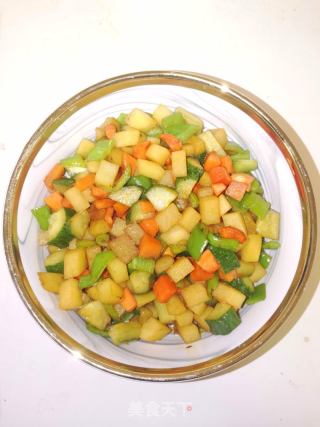 炒四丁的做法步骤：7