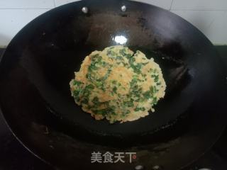 菠菜鸡蛋饼的做法步骤：7