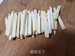 南瓜炒豆干的做法步骤：3