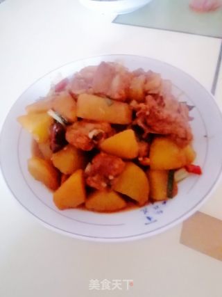 土豆烧排骨的做法步骤：10
