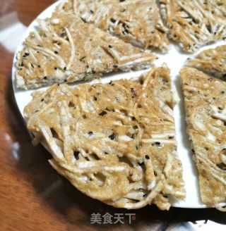 鸡蛋芝麻芋丝饼的做法步骤：10