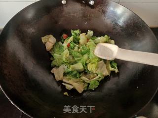 小炒生菜的做法步骤：7