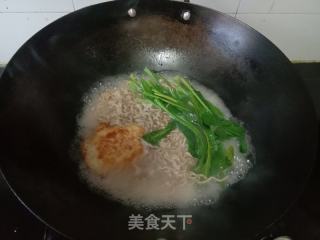 荷包蛋菠菜荞麦面的做法步骤：7