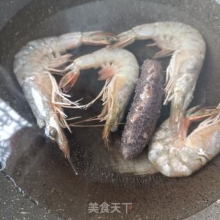 海参如意虾的做法步骤：1