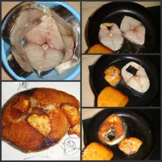 香煎马鲛鱼的做法步骤：2