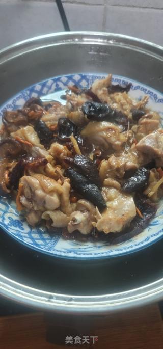 蒸滑鸡的做法步骤：7