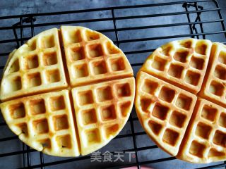 橙香华夫饼的做法步骤：13