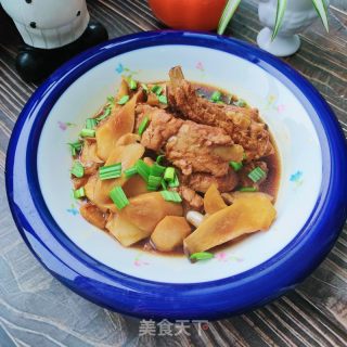 杏鲍菇烧排骨的做法步骤：17