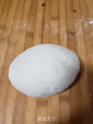 白菜虾皮发面馅饼的做法步骤：2