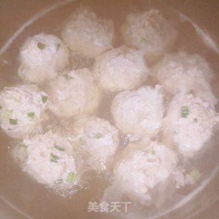 青菜肉圆汤的做法步骤：6