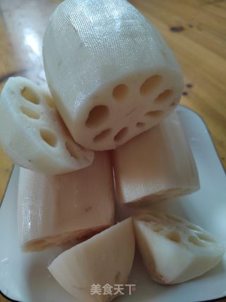 糯米莲藕的做法步骤：3