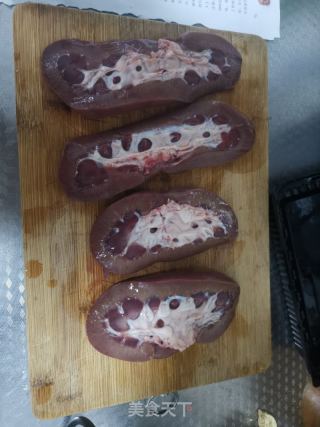 爆炒腰花的做法步骤：3