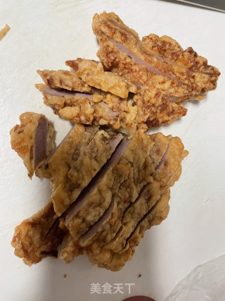 蒸酥肉扣碗的做法步骤：1