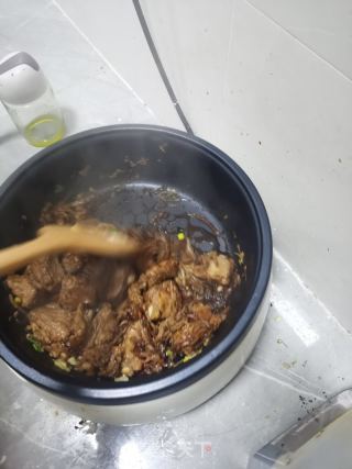 东北硬菜，巴巴地的排骨炖酸菜的做法步骤：6