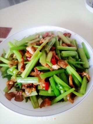 芹菜炒肉的做法步骤：9