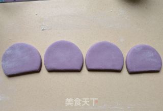 紫薯荷叶饼的做法步骤：11