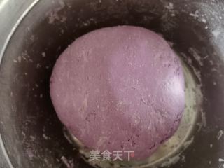 紫薯荷叶饼的做法步骤：8