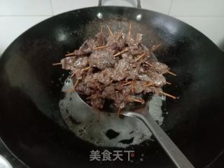牙签牛肉的做法步骤：11