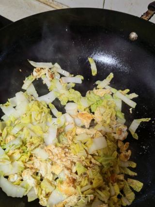 鸡蛋炒白菜的做法步骤：5