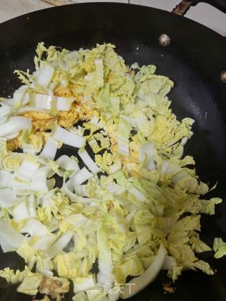 鸡蛋炒白菜的做法步骤：4