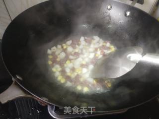 毛豆腊肠的做法步骤：8