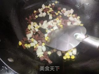 毛豆腊肠的做法步骤：7