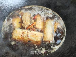 带鱼烧毛豆的做法步骤：9