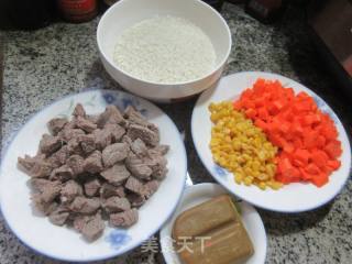 咖喱牛肉饭的做法步骤：1