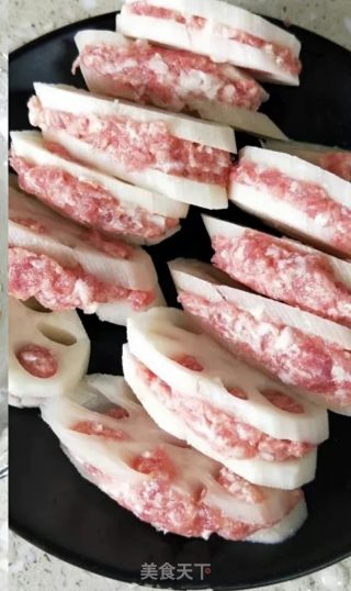炸藕盒的做法步骤：5