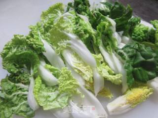 豆腐炒黄心菜的做法步骤：3
