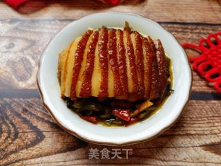 荷叶饼夹梅菜扣肉的做法步骤：28