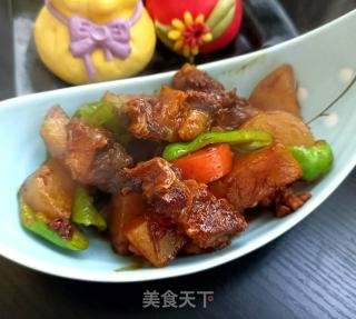 土豆烧牛腩的做法步骤：14