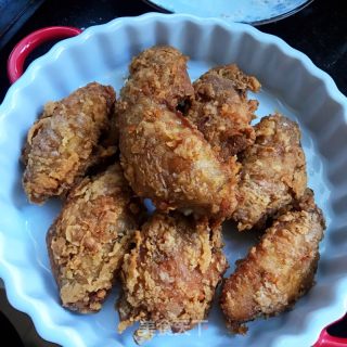 展翅高飞炸鸡翅的做法步骤：11