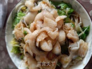 蔬菜黑鱼片的做法步骤：8