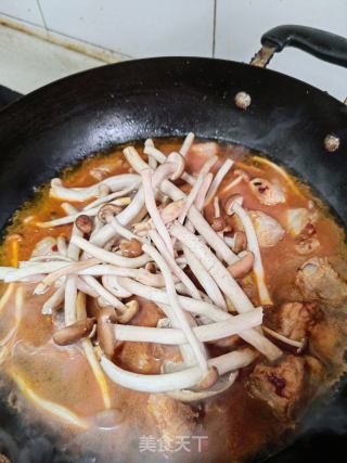 红皮土豆烧排骨的做法步骤：7
