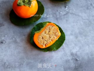 柿柿如意大米肉松糕点的做法步骤：14
