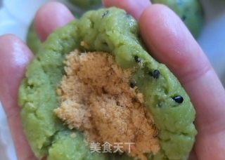 香兰肉松麻薯包的做法步骤：7