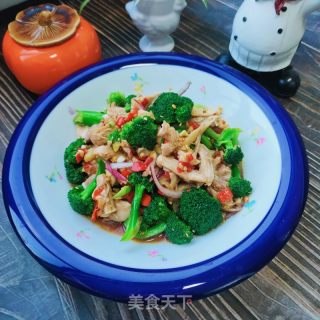 鸡肉西蓝花的做法步骤：10