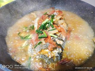 泡菜烧鲷鱼的做法步骤：6